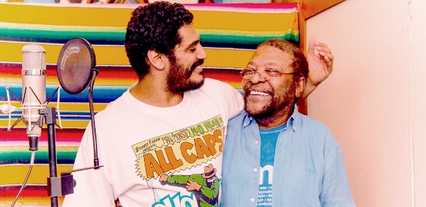 Martinho da Vila convidou Criolo (esq) para participar do CD "De Bem com a Vida" - Divulgação