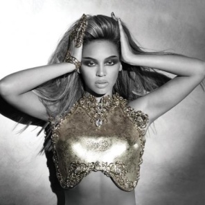 A cantora Beyoncé em ensaio para divulgação do álbum 