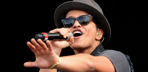 Bruno Mars em festival na Inglaterra (1/7/2011) - Getty Images