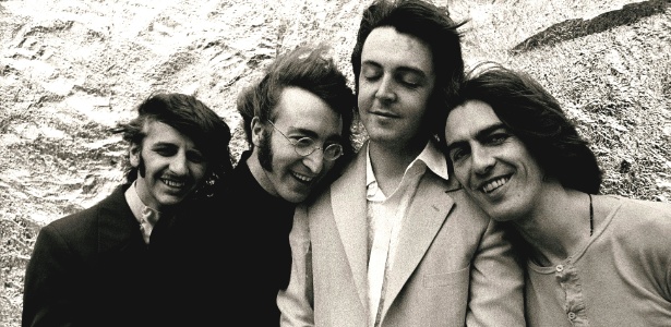 Os Beatles em foto de 1968